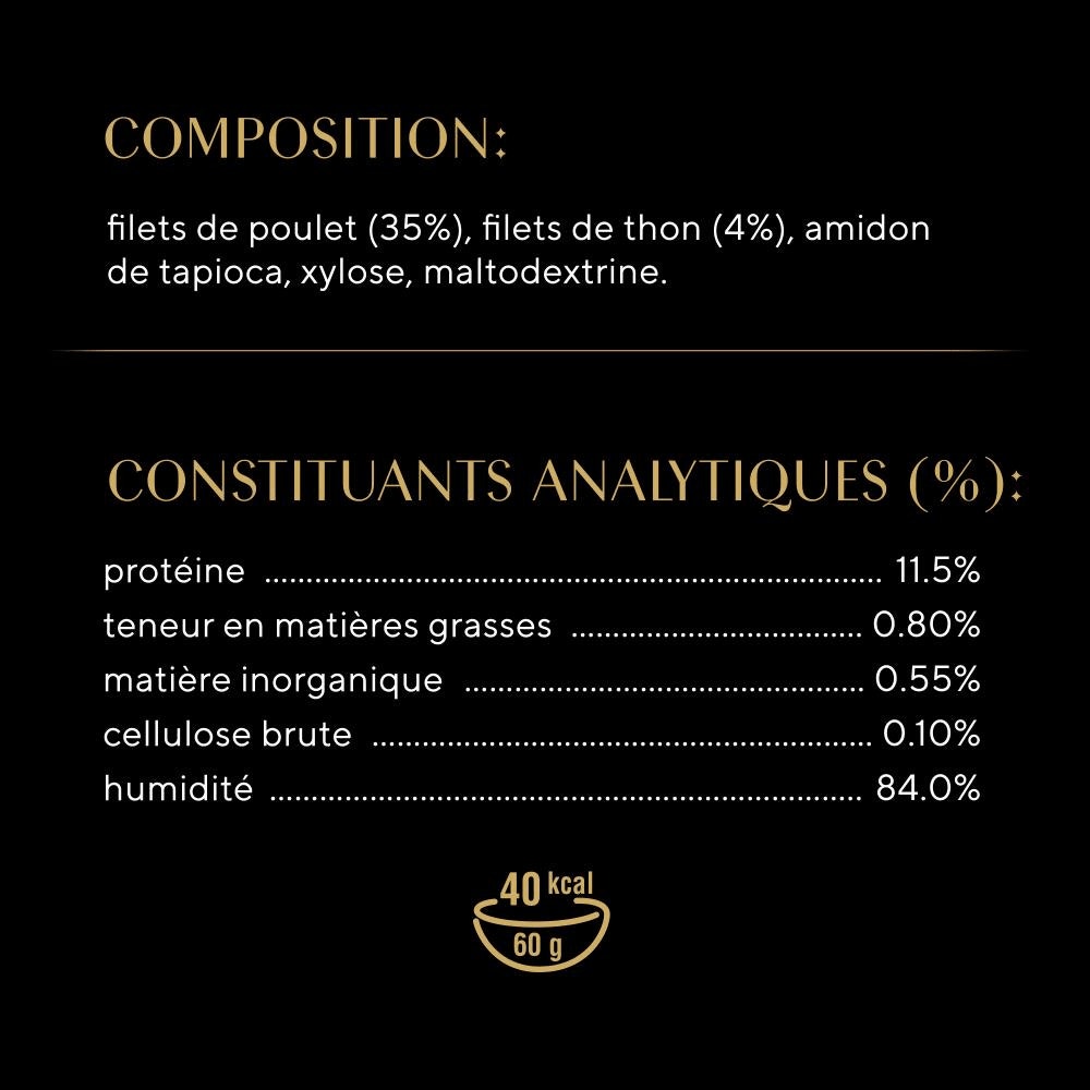 Poulet Et Au Thon 1 x 60g - Filets - 2