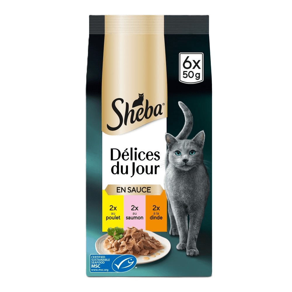 Terre & Mer En Sauce 6 x 50g - Délices Du Jour - 1